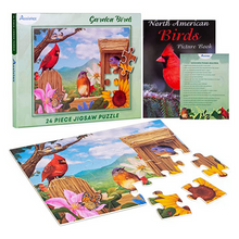 Load image into Gallery viewer, Large Piece Puzzle: Garden Birds -24 pcs