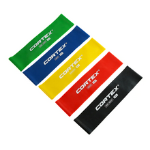 Load image into Gallery viewer, RBD02 Cortex 5 Pack Flat Resistance Micro Wide Bands (4kg to 14kg)