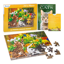 Load image into Gallery viewer, Large Piece Puzzle: Cat - 63 pcs
