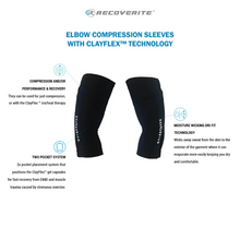Load image into Gallery viewer, Recoverite Elbow Compression Sleeves with Ice/Heat Gel Packs