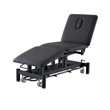 Load image into Gallery viewer, New Pacific Medical Stealth Black 3 Section Medical Couch (Free Round Stool)