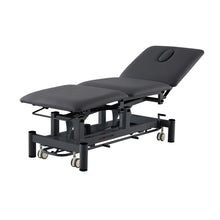 Load image into Gallery viewer, New Pacific Medical Stealth Black 3 Section Medical Couch (Free Round Stool)