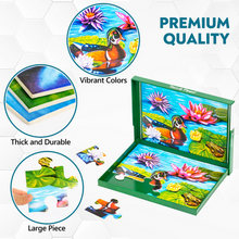 Load image into Gallery viewer, Large Piece Puzzle: Duck Pond - 12 pcs