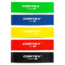 Load image into Gallery viewer, RBD02 Cortex 5 Pack Flat Resistance Micro Wide Bands (4kg to 14kg)
