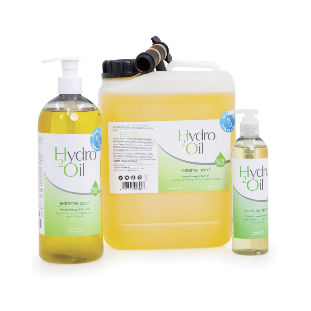 Hydro 2 Oil Extreme Sport Massage Oil (1L/5L)