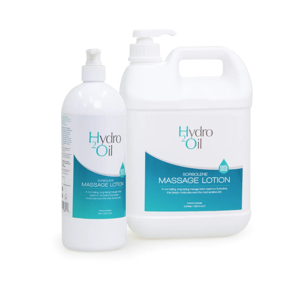 Hydro2 Oil Sorbolene Massage Lotion (1L/3.8L)