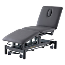 Load image into Gallery viewer, New Pacific Medical Stealth Black 3 Section Medical Couch (Free Round Stool)