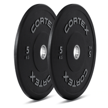 Load image into Gallery viewer, Cortex Black Series V2 Bumper Plates (Pair)