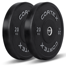 Load image into Gallery viewer, Cortex Black Series V2 Bumper Plates (Pair)