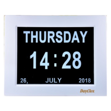 Load image into Gallery viewer, DayClox Easy To Read Digital Calendar Clock For Elderly
