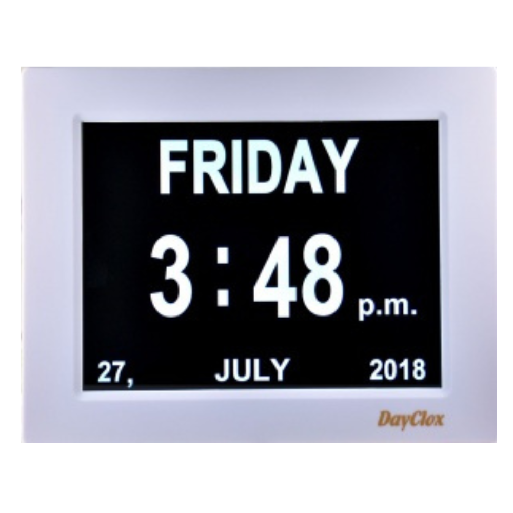 DayClox Easy To Read Digital Calendar Clock For Elderly HMGDIRECT DayClox Easy To Read Digital Calendar Clock For Elderly HMGDIRECT