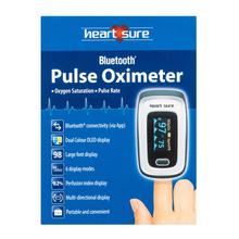 Load image into Gallery viewer, Heart Sure A380 Bluetooth Finger Pulse Oximeter
