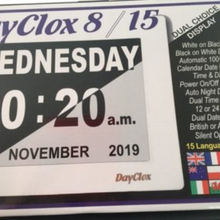 Load image into Gallery viewer, DayClox Easy To Read Digital Calendar Clock For Elderly
