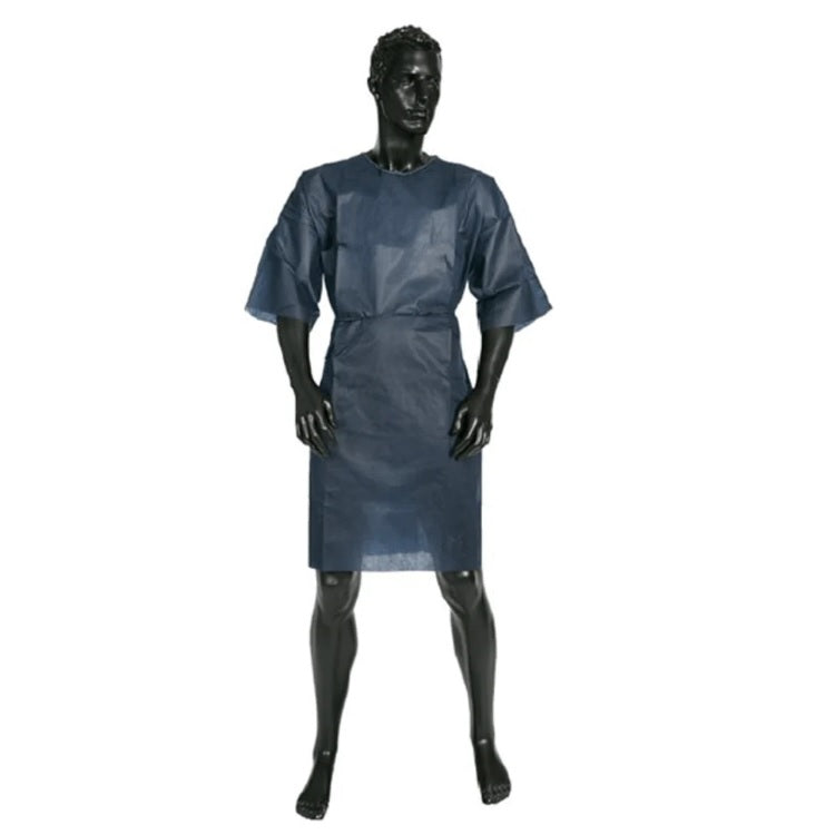 Disposable Short Sleeve Patient Gown x 50