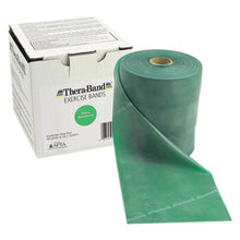 Load image into Gallery viewer, TheraBand Professional Bulk Resistance Band Rolls 45m Heavy Green

