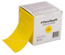 Load image into Gallery viewer, TheraBand Professional Bulk Resistance Band Rolls 45m Thin Yellow

