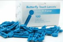 Load image into Gallery viewer, Butterfly Touch Lancets - Box of 100 (For Genteel &amp; Other Lancing Devices)
