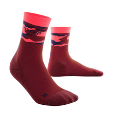 Load image into Gallery viewer, CEP Camocloud Mid Cut Socks - Women
