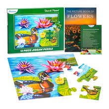 Load image into Gallery viewer, Large Piece Puzzle: Duck Pond - 12 pcs
