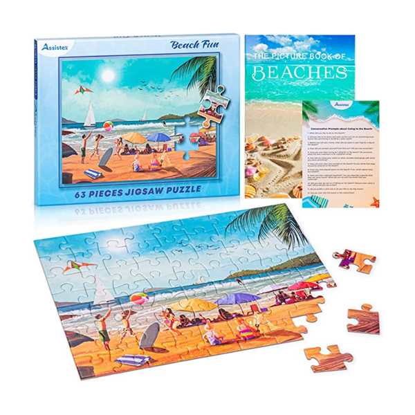 Large Piece Puzzle: Beach Fun - 36 pcs