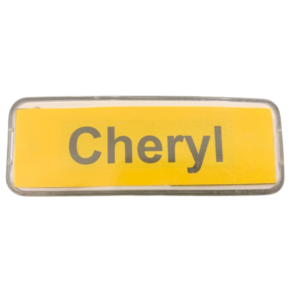 Reusable Name Badges