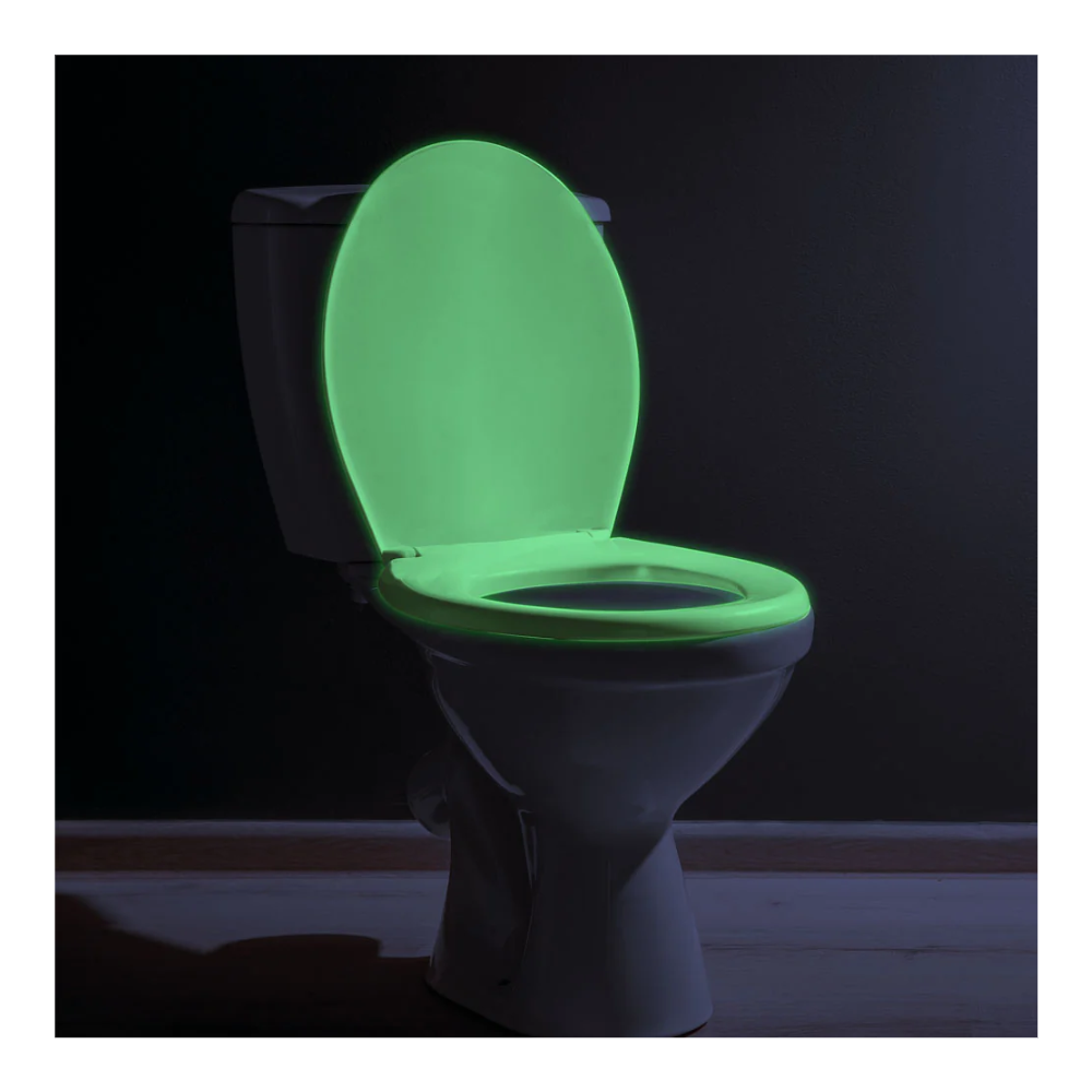 Glow in the Dark Toilet Seat - Green Glow