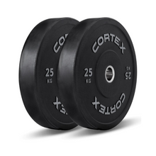 Load image into Gallery viewer, Cortex Black Series V2 Bumper Plates (Pair)
