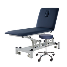 Load image into Gallery viewer, Pacific Medical 2 Section Electric Treatment &amp; Medical Couch (Free Round Stool)
