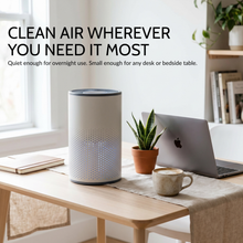 Load image into Gallery viewer, UV-C Desktop Air Purifier (Compact Air Cleaning Unit)
