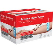 Load image into Gallery viewer, Povidone Iodine swabs 3 x 6cm
