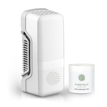 Load image into Gallery viewer, PUREFOLIO airPROTECT Fan Dispenser with Air Purifier Gel Bundle
