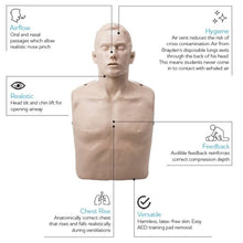 Load image into Gallery viewer, Adult CPR Manikin (Standard, Pulse &amp; Bluetooth Models)
