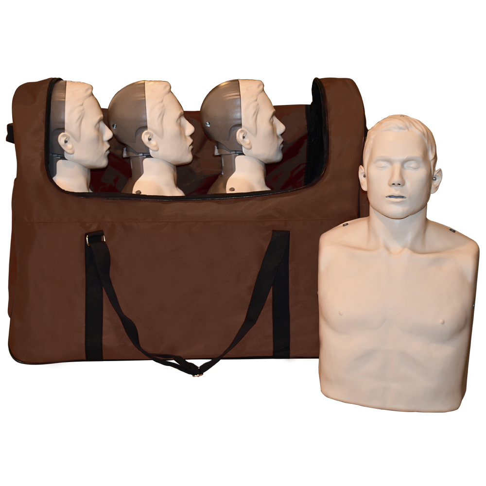 Adult CPR Manikin Kit 4x Adults With Carry Bag