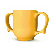 Load image into Gallery viewer, Dementia Alzheimer&#39;s Two Handled Drinking Mug (Yellow)
