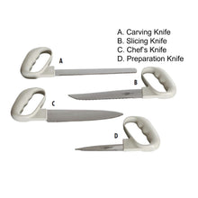 Load image into Gallery viewer, Homecraft Reflex Carving Utensils (Easy Grip Knife Set)
