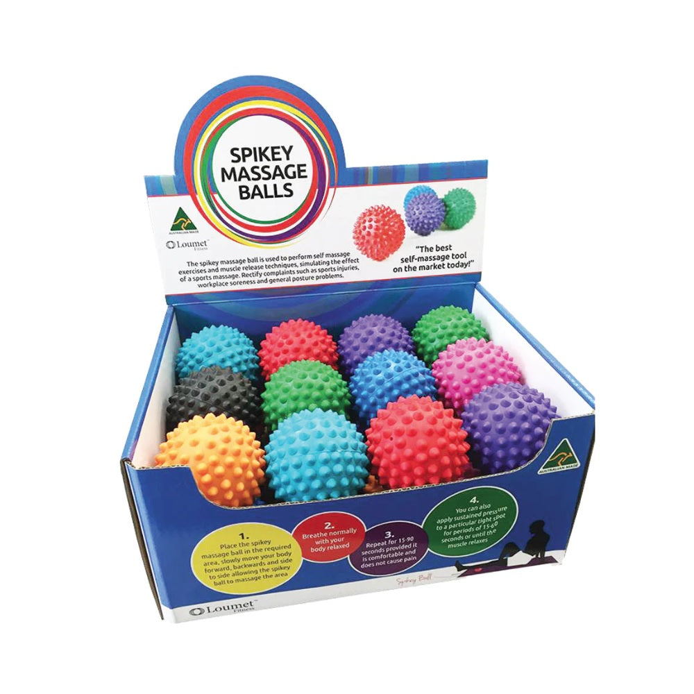 Loumet Spikey Massage Balls Retail Pack (Box of 24)