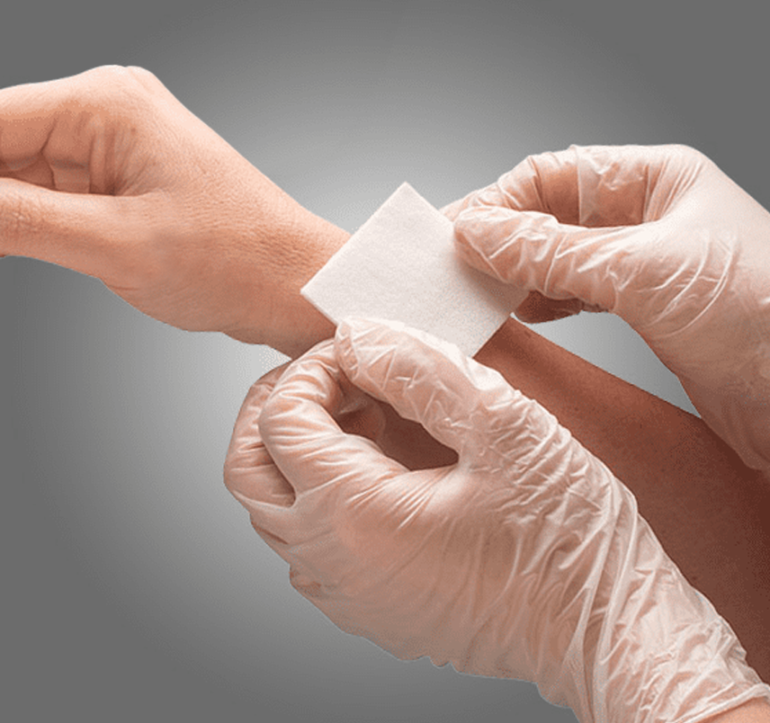 Non-adherent dressing 5 x 5cm – HMGDirect
