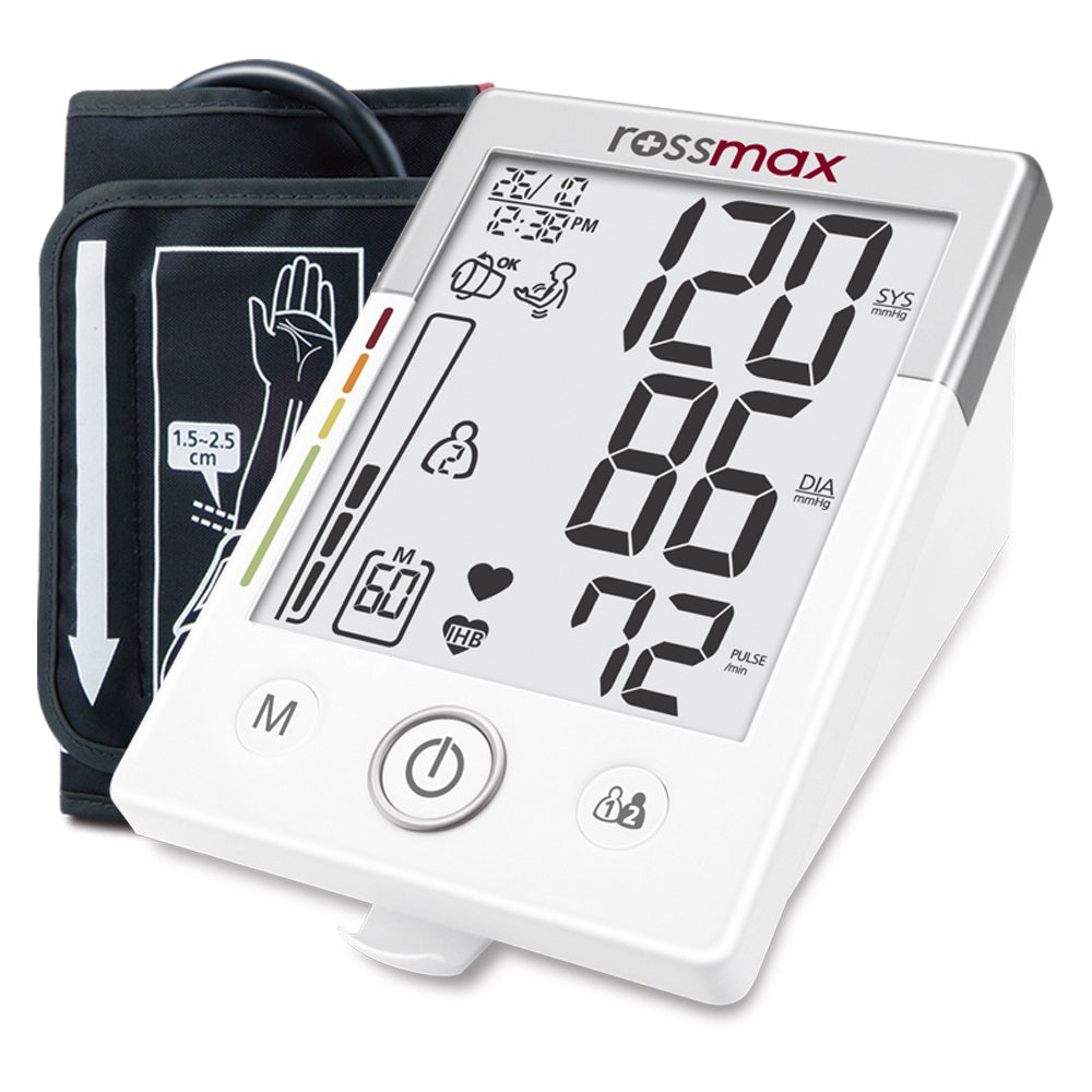 RossMax MW701F Deluxe Blood Pressure Monitor With XL Arm Cuff (34-46cm)
