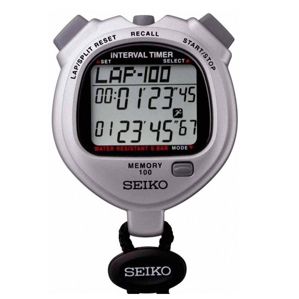 Seiko S23603P 100 Split Professional Stopwatch With Dual Interval Timing