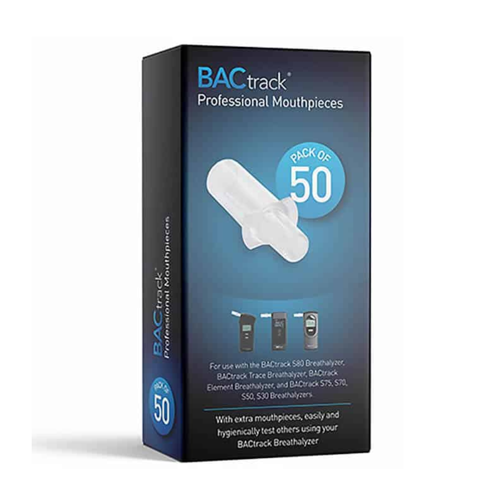 BACtrack S80 Pro & Trace Breathalyser Mouthpieces (50x)