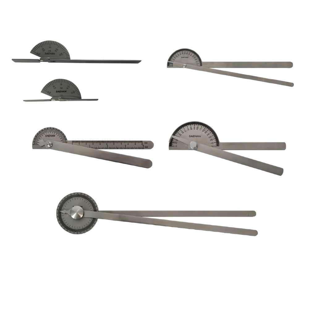 Saehan Stainless Steel Goniometers – HMGDirect