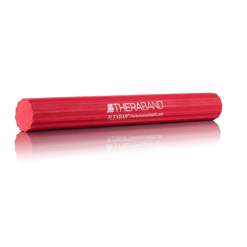 TheraBand FlexBar Resistance Exercise Bar Red Light