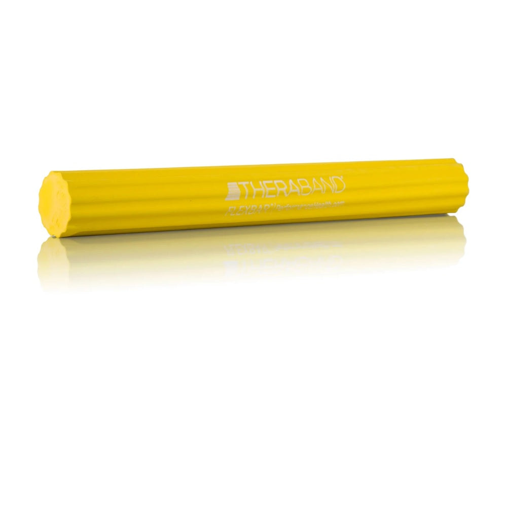TheraBand FlexBar Resistance Exercise Bar Yellow Extra Light