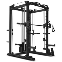 Load image into Gallery viewer, Cortex SM-20 6-in-1 Power Rack with Smith &amp; Cable Machine
