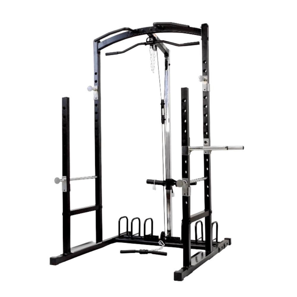 Johnson Squat Cage with Lat Station