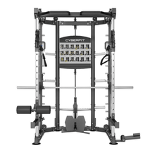 Load image into Gallery viewer, CyberFit C80 Multi Functional Smith Machine Half Rack
