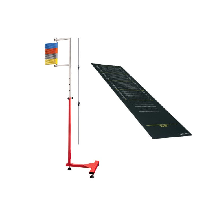 Vertical Jump Tester + Broad Jump Mat Bundle