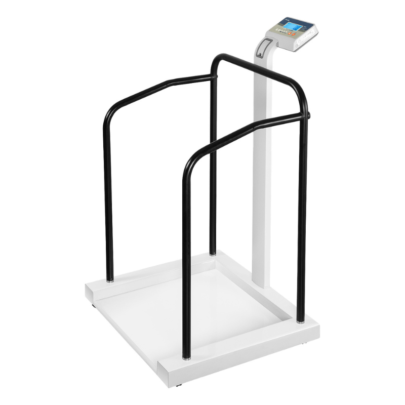 A&D Medical AMH-400 Bariatric Stand on Scale With Hand Rail (400kg/100g)