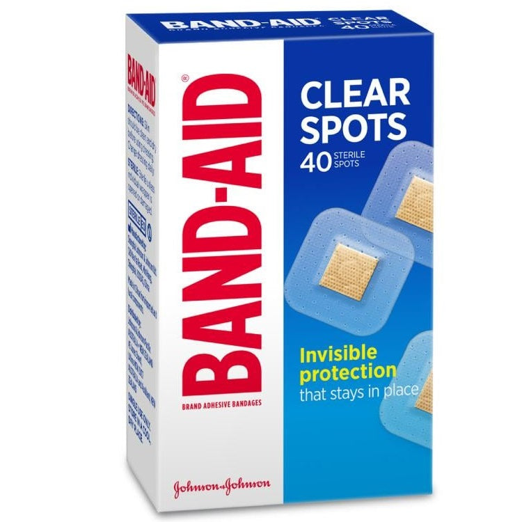 Band-Aid Clear Spots (40x)