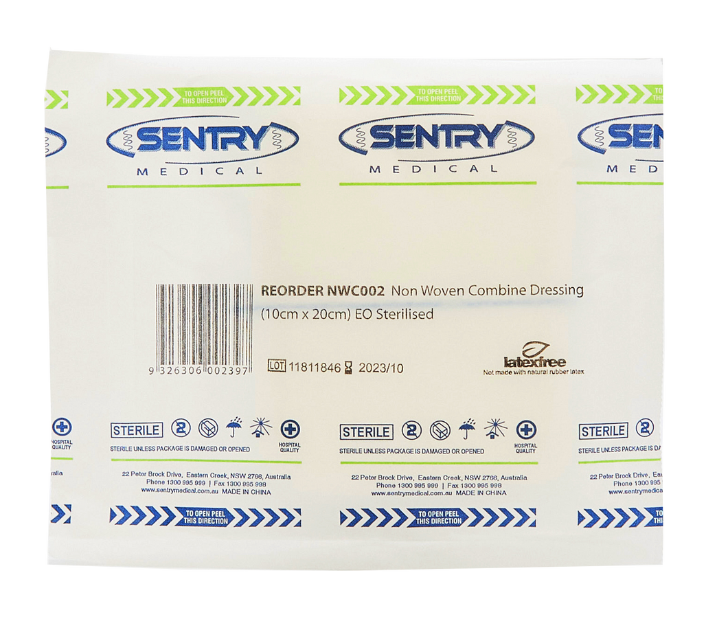 Non-Woven Combine Dressing 10 x 20cm
